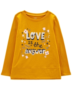 Camiseta Manga Longa Carter's "Love"