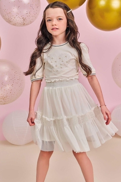 Saia em Tule com Elastano (com Shorts Embutido) Kukiê 73763