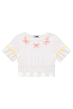 Conjunto de Blusa Boxy em Malha Texturizada e Shorts em Laise Kukiê 73906 - loja online