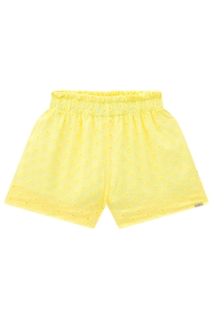 Imagem do Conjunto de Blusa Boxy em Malha Texturizada e Shorts em Laise Kukiê 73906