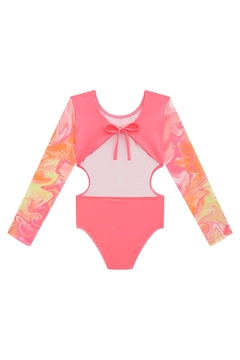 Maiô em Malha com Proteção UV 50+ Kukiê 74649 - Estrelinha Baby Kids