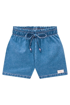 Trio de Kimono e Top em Malha Fresh e Shorts em Jeans Liz Kukiê 74675 - loja online