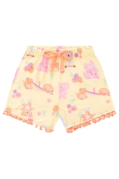 Conjunto de Body em Malha Fresh e Shorts em Viscose Kukiê 75324 - loja online