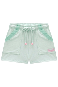 Imagem do Trio Blusa em Canelado Shorts em Molecotton Botonoê e Kimono em Tela Fashion Kukiê 76025