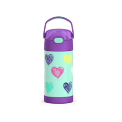 Garrafa Térmica Infantil Thermos Funtainer "Coração" 355ml