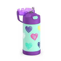 Garrafa Térmica Infantil Thermos Funtainer "Coração" 355ml na internet