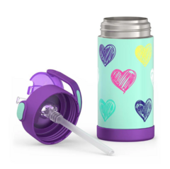 Garrafa Térmica Infantil Thermos Funtainer "Coração" 355ml - Estrelinha Baby Kids