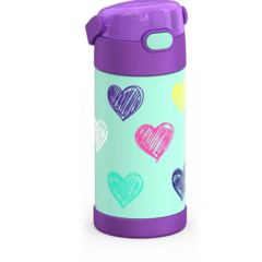 Garrafa Térmica Infantil Thermos Funtainer "Coração" 355ml - comprar online