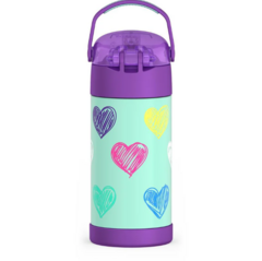 Garrafa Térmica Infantil Thermos Funtainer "Coração" 355ml - loja online