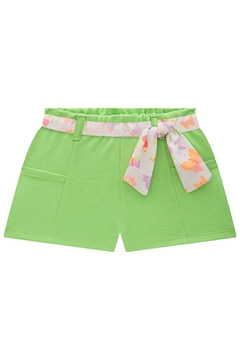 Conjunto de Body em Canelado e Shorts em Malha Blend Kukiê 78229 na internet