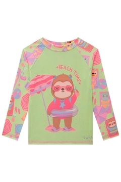 Conjunto de Blusa e Calcinha em Malha com Proteção UV 50+ Kukiê 78587 - comprar online