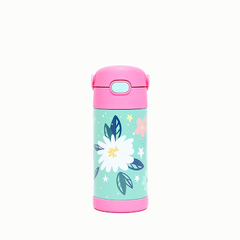 Garrafa Térmica Infantil Thermos Funtainer "Jardim das Flores" 355ml