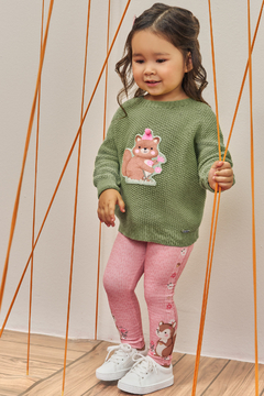 Blusão em Tricot 100% Algodão Kukiê 78651 na internet