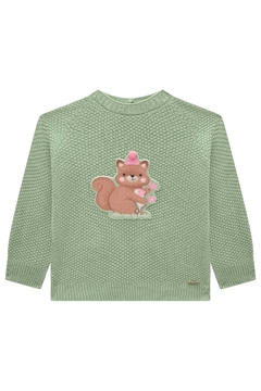 Blusão em Tricot 100% Algodão Kukiê 78651 - Estrelinha Baby Kids