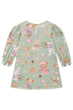 Vestido em Malha Fresh Kukiê 79090 - Estrelinha Baby Kids