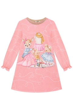 Vestido em Malha Power Kukiê 79119 - Estrelinha Baby Kids