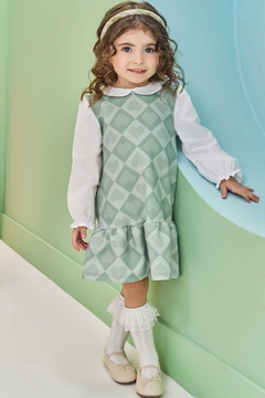 Vestido em Fly Tech e Tricoline Kukiê 79799 - comprar online