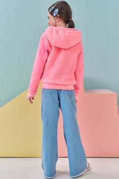 Calça Wide Leg em Jeans Com Elastano Kukiê 81108 na internet