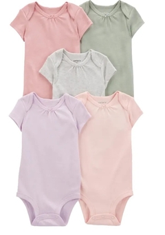 Kit Body Manga Curta Carter's "Cores" - comprar online