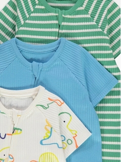 Kit 3 Rompers George Baby "Dino" - comprar online