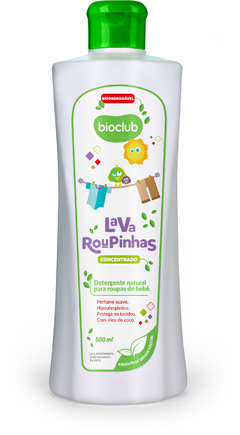 Lava Roupas Concentrado Detergente Natural - Lava Roupinhas Bioclub® 500ml