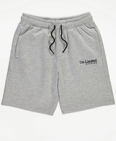 Bermuda Moletom George Baby "Cinza"