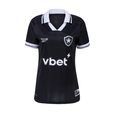 Camisa Botafogo II 25/26 - Torcedor Reebok Feminina - Preta - comprar online