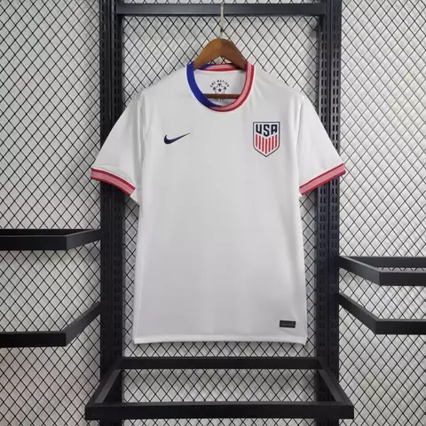 Camisa Estados Unidos I 24/25 - Masculino - Branca - Nike - Torcedor