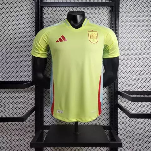 Camisa Espanha II 24/25 - Masculino - Amarela - Adidas - Jogador