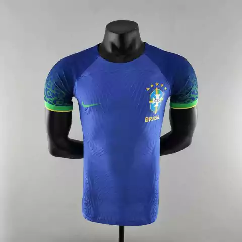 Camisa Brasil 2022 - Azul - Masculino - Nike - Jogador