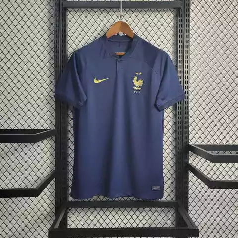 Camisa França I 2022 - Azul Marinho - Masculino - Nike - Torcedor