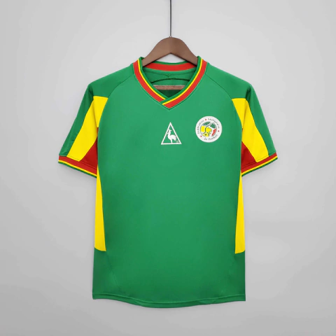 Camisa Senegal 2002 - Masculino - Verde - Le Coq Sportif - Retrô