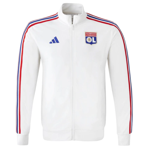 Jaqueta Corta-Vento Lyon 25/26 - Adidas - Branca