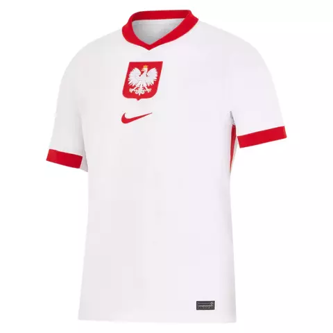 Camisa Polônia I 24/25 - Masculino - Branca e Vermelha - Nike - Torcedor