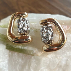 Brinco Drusa Metal - Duo Banho