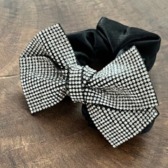 Scrunchie Laço Strass