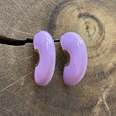 Argola Dora Esmaltada - comprar online