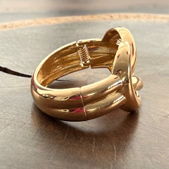 Bracelete Elos Molas - Dourado na internet