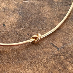 Colar Aro Nozinho - Banho Ouro - comprar online