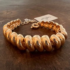 Bracelete Gomos Curvos e Lisos - Daniela Lopes Acessórios