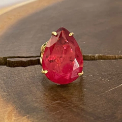 Anel Cristal Rubilita