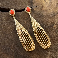 Brinco Bondinho - Banho Ouro