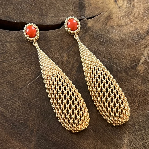 Brinco Bondinho - Banho Ouro