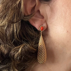 Brinco Bondinho - Banho Ouro - comprar online