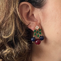 Brinco Hamptons- Banho Ouro - comprar online