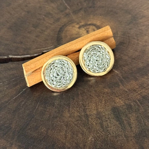 Brinco Ninho - Ouro e Ródio