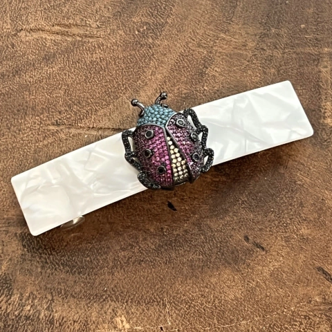 Presilha Acetato Joaninha