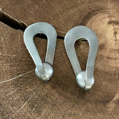 Brinco Pérola - Ródio Negro Fosco