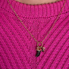 Colar Corrente Cartier Patuás - Banho Ouro na internet