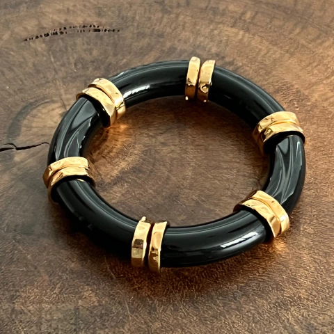 Pulseira Resina S&B - Preta